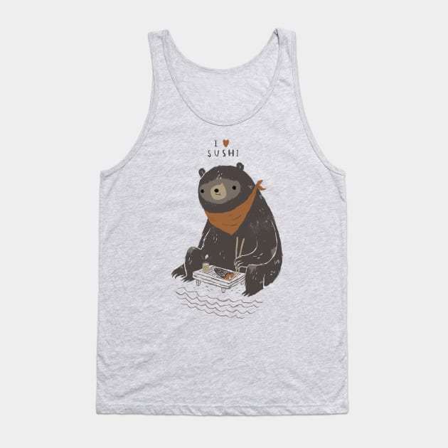 Sushi Bear Tank Top by Louisros